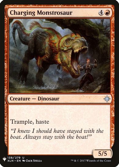 Charging Monstrosaur (138) [Mystery Booster Cards]