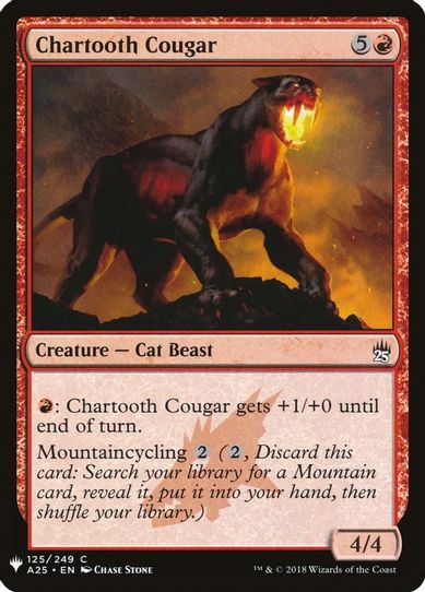 Chartooth Cougar (125) [Mystery Booster Cards]
