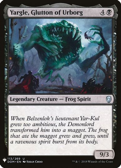 Yargle, Glutton of Urborg (113) [Mystery Booster Cards]