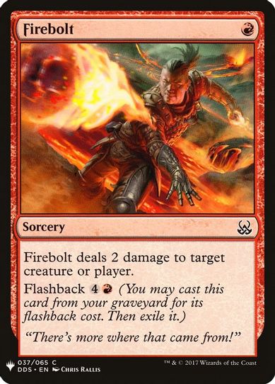 Firebolt (37) [Mystery Booster Cards]