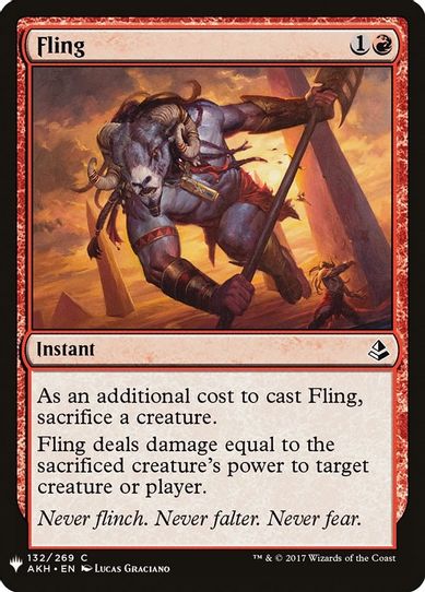 Fling (132) [Mystery Booster Cards]