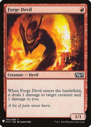 Forge Devil (140) [Mystery Booster Cards]