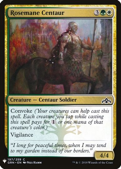Rosemane Centaur (197) [Mystery Booster Cards]
