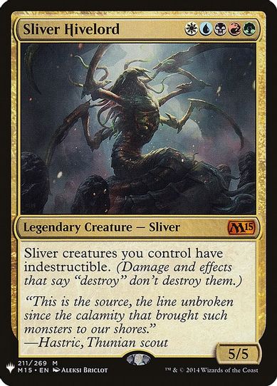 Sliver Hivelord (211) [Mystery Booster Cards]