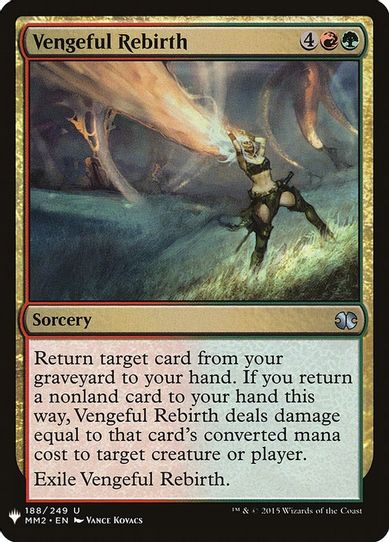 Vengeful Rebirth (188) [Mystery Booster Cards]