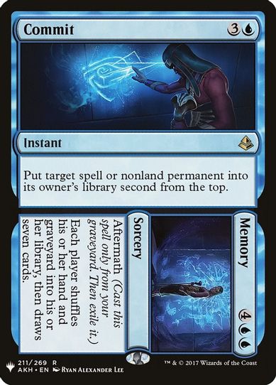 Commit // Memory (211) [Mystery Booster Cards]