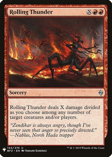 Rolling Thunder (154) [Mystery Booster Cards]