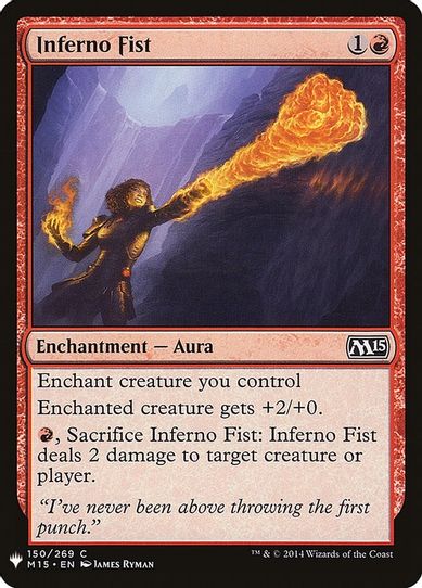 Inferno Fist (150) [Mystery Booster Cards]