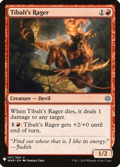 Tibalt's Rager (147) [Mystery Booster Cards]