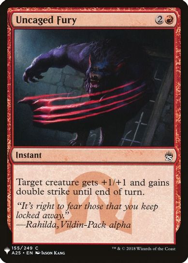 Uncaged Fury (155) [Mystery Booster Cards]