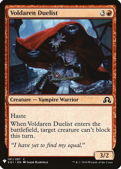 Voldaren Duelist (191) [Mystery Booster Cards]