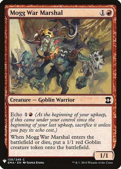 Mogg War Marshal (139) [Mystery Booster Cards]
