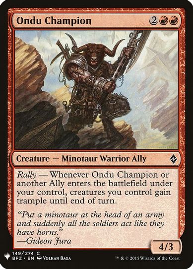Ondu Champion (149) [Mystery Booster Cards]