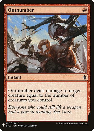 Outnumber (150) [Mystery Booster Cards]