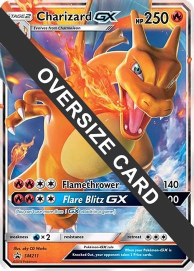 Charizard GX 211 (SM Black Star Promo) (SM211) [First Partner Pack Jumbo Cards]