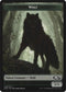Zombie // Wolf Double-Sided Token (6 // 8) [Magic Game Night 2019]