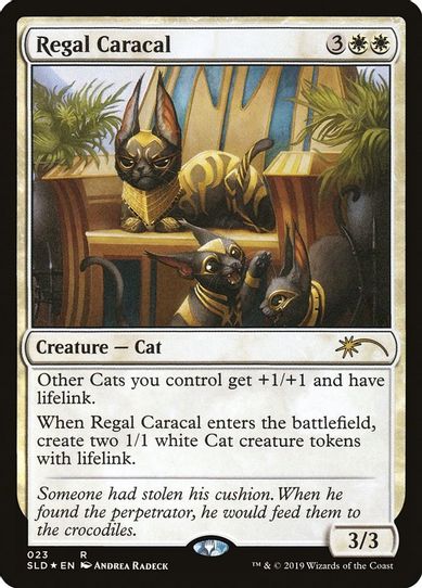 Regal Caracal (23) [Secret Lair Drop Series]