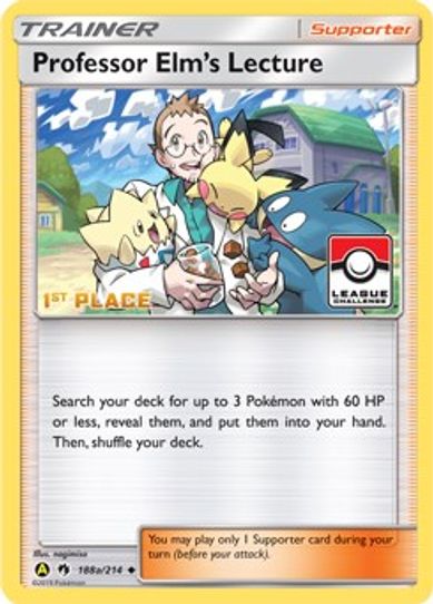 Professor Elm's Lecture 188a/214 (League Promo) [1st Place] [League & Championship Cards]