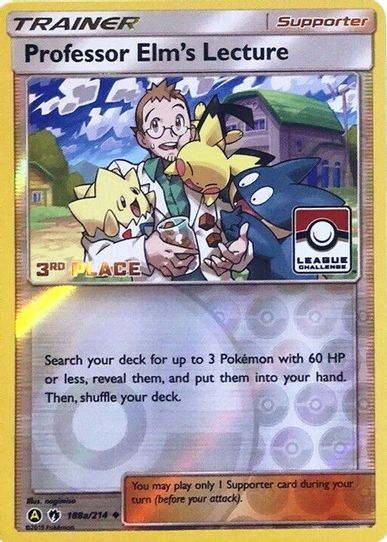 Professor Elm's Lecture 188a/214 (League Promo) [3rd Place] [League & Championship Cards]