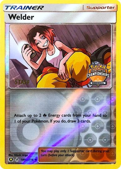 Welder 189a/214 (Regional Championship Promo) [Staff] [League & Championship Cards]