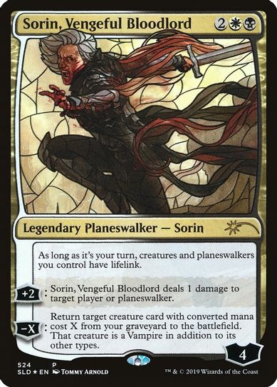 Sorin, Vengeful Bloodlord (Stained Glass) (524) [Secret Lair Drop Series]