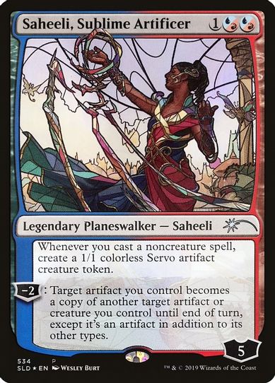 Saheeli, Sublime Artificer (Stained Glass) (534) [Secret Lair Drop Series]