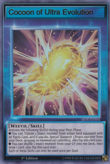 Cocoon of Ultra Evolution (Skill Card) (SBTK-ENS04) [Speed Duel: Trials of the Kingdom]