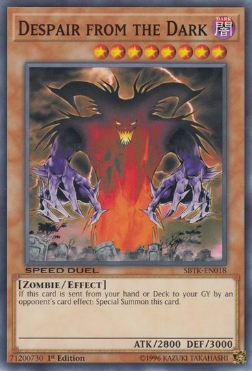 Despair from the Dark (SBTK-EN018) [Speed Duel: Trials of the Kingdom]