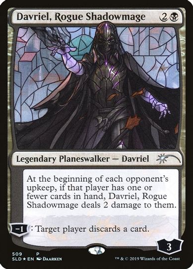 Davriel, Rogue Shadowmage (Stained Glass) (509) [Secret Lair Drop Series]