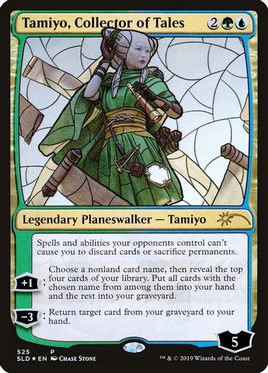 Tamiyo, Collector of Tales (Stained Glass) (525) [Secret Lair Drop Series]