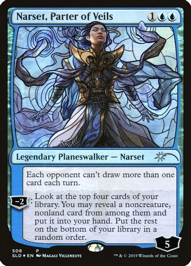 Narset, Parter of Veils (Stained Glass) (508) [Secret Lair Drop Series]