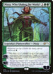 Nissa, Who Shakes the World (Stained Glass) (518) [Secret Lair Drop Series]