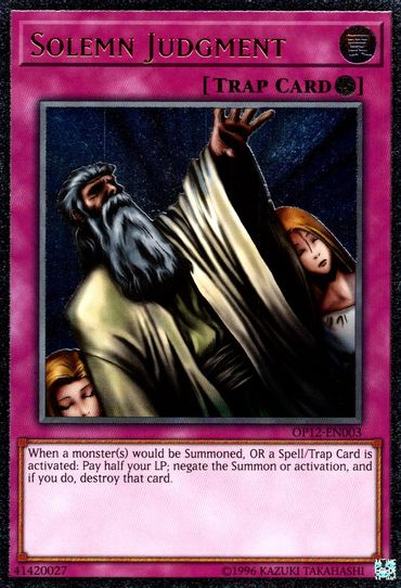 Solemn Judgment (OP12-EN003) [OTS Tournament Pack 12]
