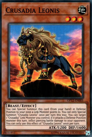 Crusadia Leonis (OP12-EN005) [OTS Tournament Pack 12]
