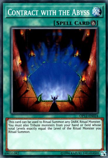 Contract with the Abyss (OP12-EN024) [OTS Tournament Pack 12]