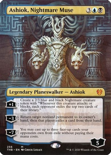 Ashiok, Nightmare Muse (Borderless) (256) [Theros Beyond Death]