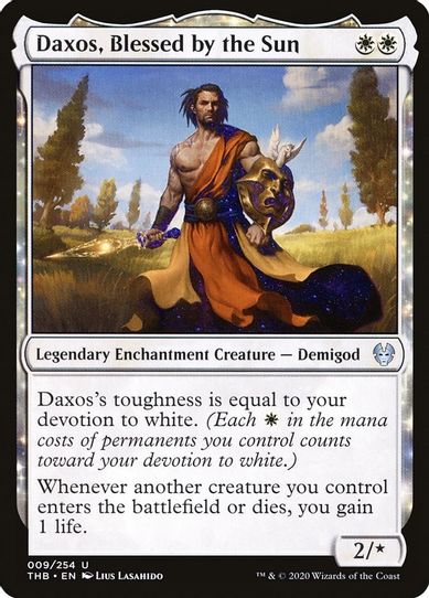 Daxos, Blessed by the Sun (9) [Theros Beyond Death]