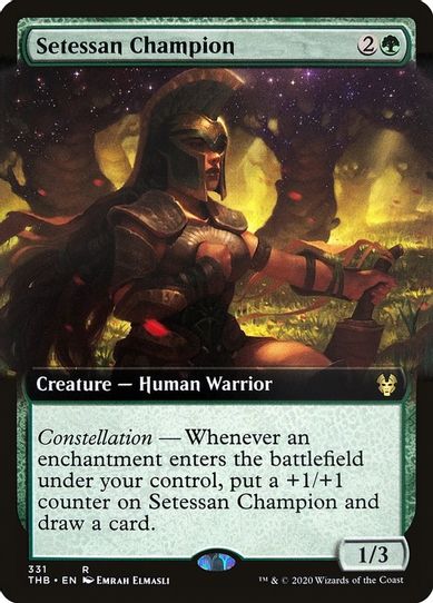 Setessan Champion (Extended Art) (331) [Theros Beyond Death]