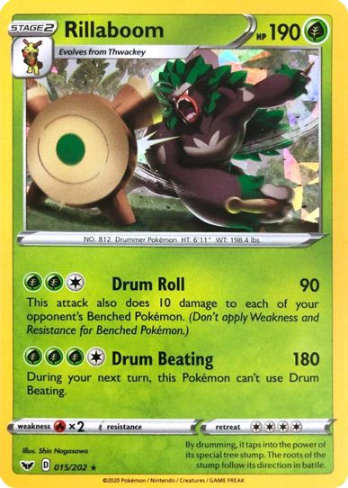 Rillaboom 015/202 (Cracked Ice Holo) [Deck Exclusives]