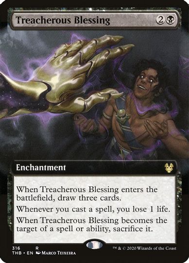 Treacherous Blessing (Extended Art) (316) [Theros Beyond Death]
