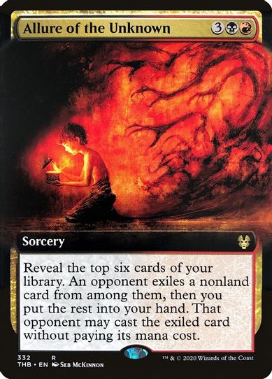 Allure of the Unknown (Extended Art) (332) [Theros Beyond Death]
