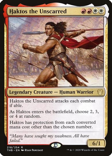 Haktos the Unscarred (218) [Theros Beyond Death]
