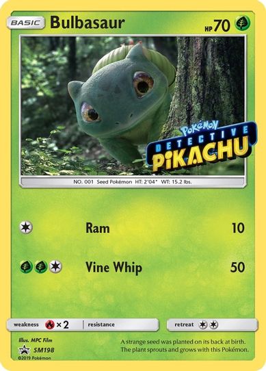 Bulbasaur - SM (Detective Pikachu Stamped) (SM198) [SM Promos]