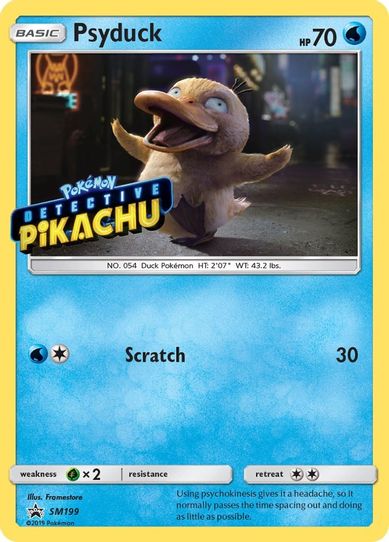 Psyduck - SM (Detective Pikachu Stamped) (SM199) [SM Promos]