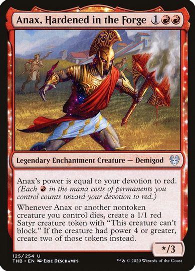 Anax, Hardened in the Forge (125) [Theros Beyond Death]