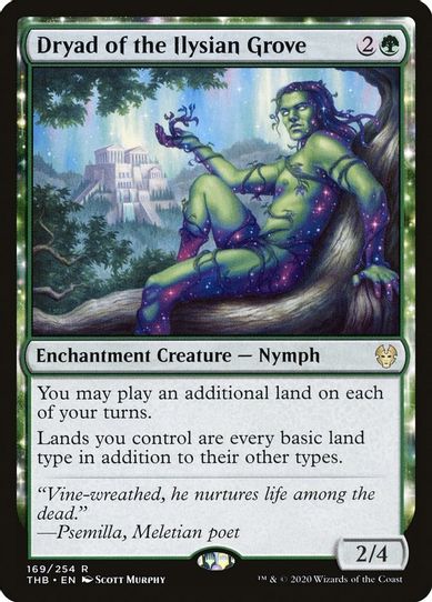 Dryad of the Ilysian Grove (169) [Theros Beyond Death]