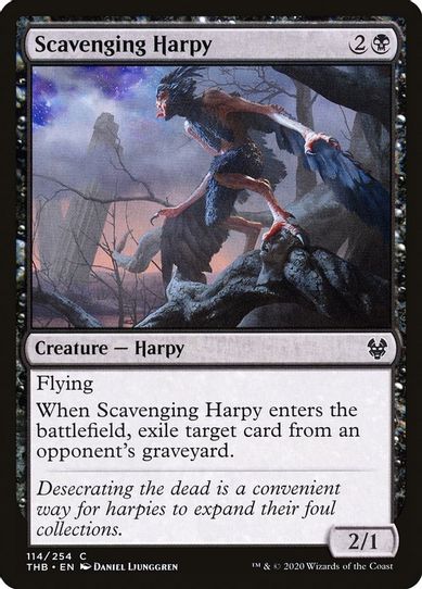 Scavenging Harpy (114) [Theros Beyond Death]