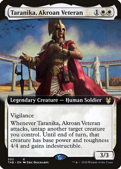 Taranika, Akroan Veteran (Extended Art) (303) [Theros Beyond Death]