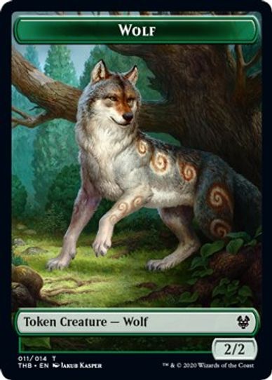 Wolf Token (11) [Theros Beyond Death]