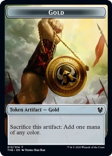 Gold Token (13) [Theros Beyond Death]